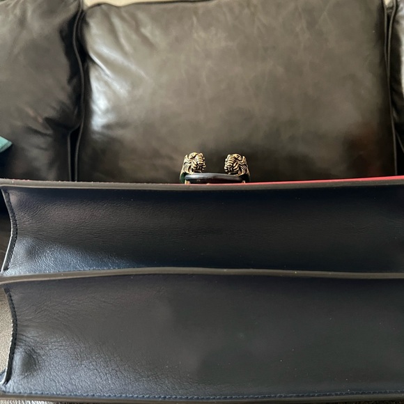 Gucci Bamboo Dionysus 2-way handbag in black. - Picture 7 of 14